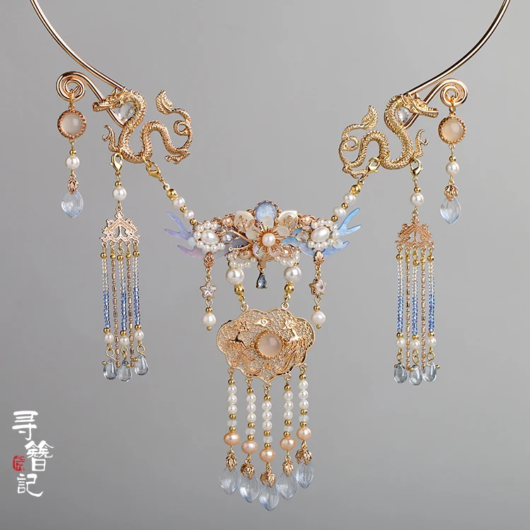 Женское колье ручной работы многофункциональное ожерелье в стиле старого дикого