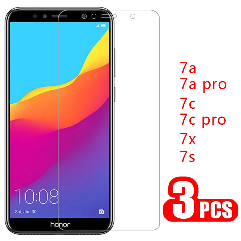 

protective glass honor 7s 7x 7c 7a pro screen protector tempered glas for huawei 7 a c x s a7 c7 x7 s7 honor7a honor7s honor7x