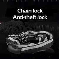 MTB Road Bike Anti-theft Lock 5 Digit Combination Outdoor Cycling Chain Lock Portable Bicycle Security Lock Accessories XA154Q