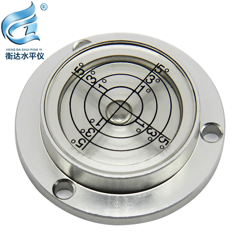 Измерительный прибор уровня бычий глаз металлический корпус Универсальный