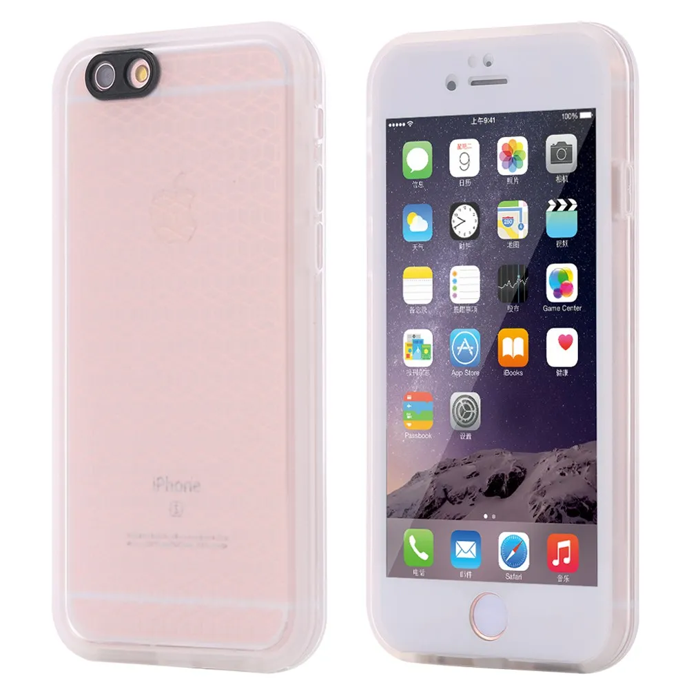 Clear Чехол KISS водонепроницаемый чехол для телефона для iPhone X XS 11 Pro MAX XR 7 8 чехол для подводной фотографии для iPhone 11 6 6s 7 8 Plus чехол - Цвет: Clear