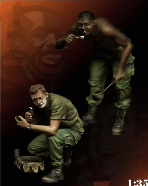 

1/35 resin figures model kit (2 piece ) XD195