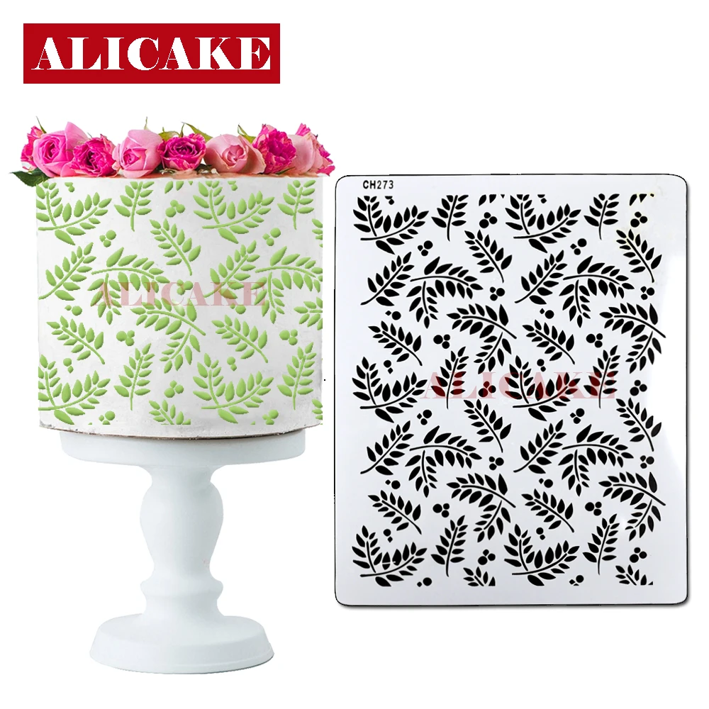 

Трафарет для торта форма листа шаблон украшения торта инструменты кружева для торта трафареты DIY формы для рисования