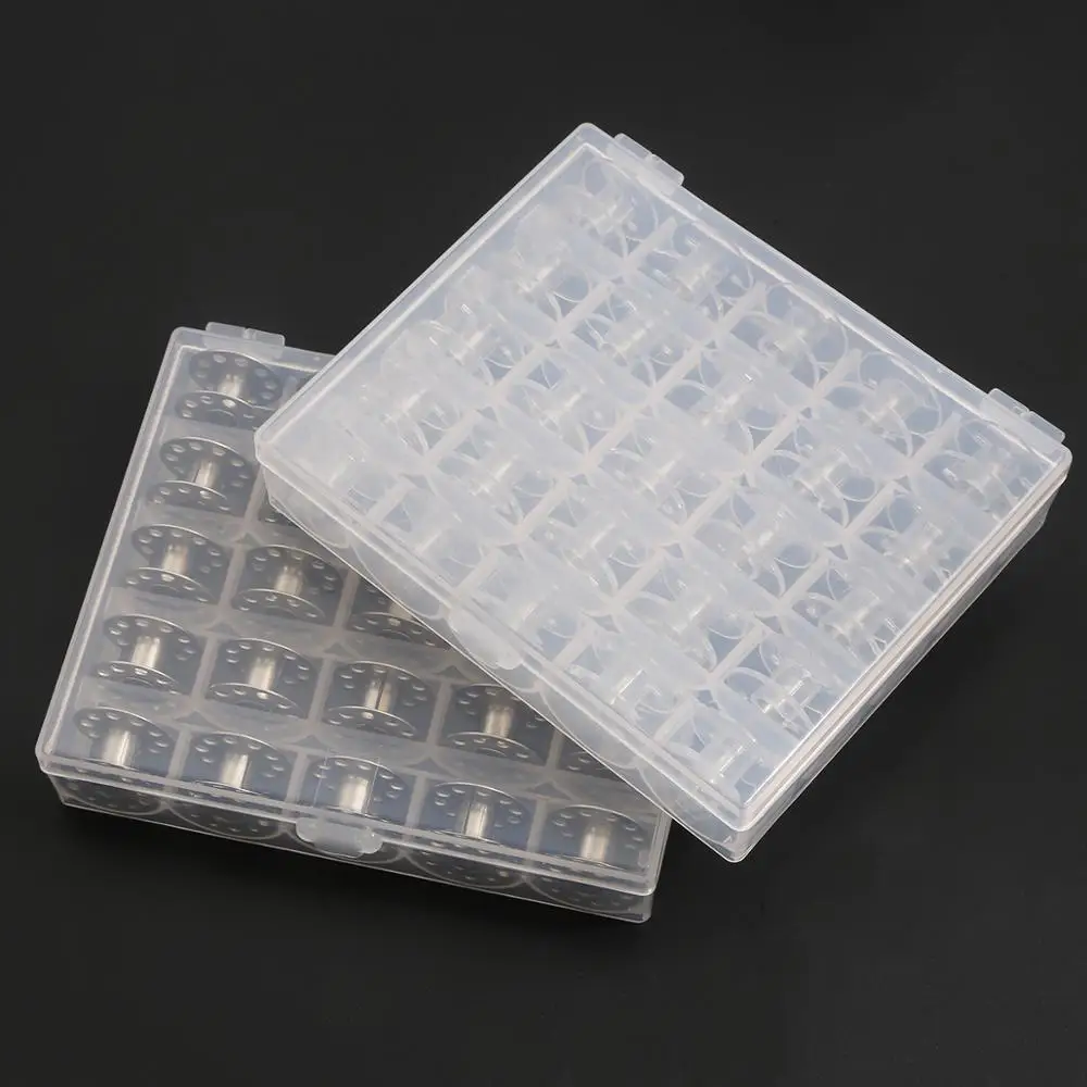 Шпули для катушек пластиковая емкость хранения швейных принадлежностей 1-25 штук