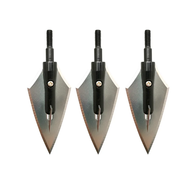 

10/12pcs 160 Grains Archery Arrowhead Broadheads Sharp Hunting Arrow Head for Recurve Compound Bow Outdoor Shooting Accessories