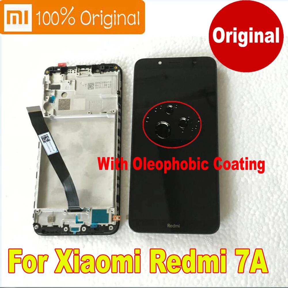 Оригинальный ЖК-дисплей с рамкой для Xiaomi Redmi 7A сенсорный экран дигитайзер в сборе
