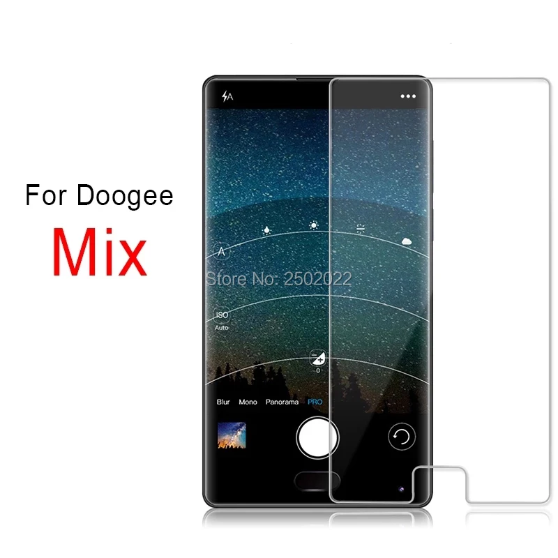 

20pcs tempered glass for doogee mix screen protector guard for doogee mix 2 lite super explosion proof film doogee mix2