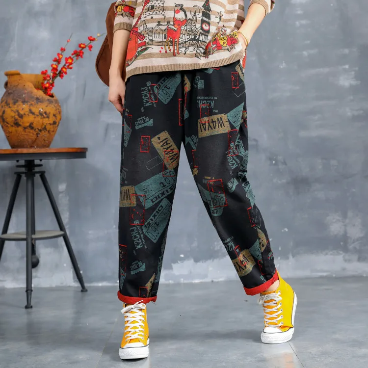 Max LuLu модные корейские женские осенние панк уличные женские эластичные брюки с принтом повседневные женские шаровары большого размера