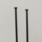 JQORG 10 шт. в партии 14 калибр диаметром 2,0 мм прямые тянущиеся строительные черные оттенки черные поверхности велосипедные спицы