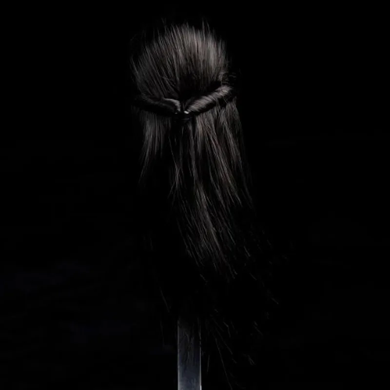 

12 "movable doll mannequin 1/6 scale female warrior head sculpture TYM037 beauty head sculpture long hair model accessories
