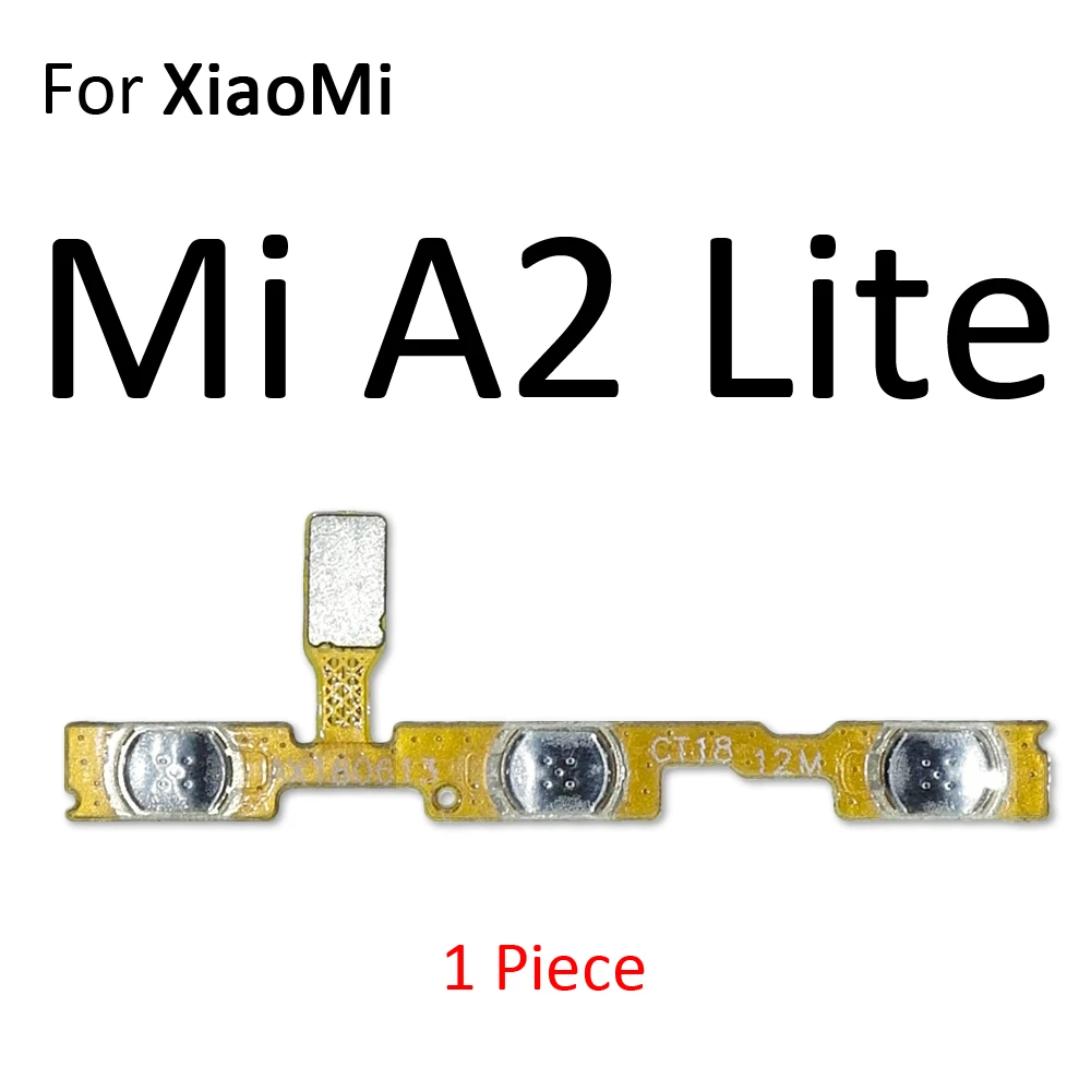 Гибкий кабель с кнопкой включения и выключения громкости для XiaoMi Mi 9T Pro 9 8 A3 A1 A2 Lite