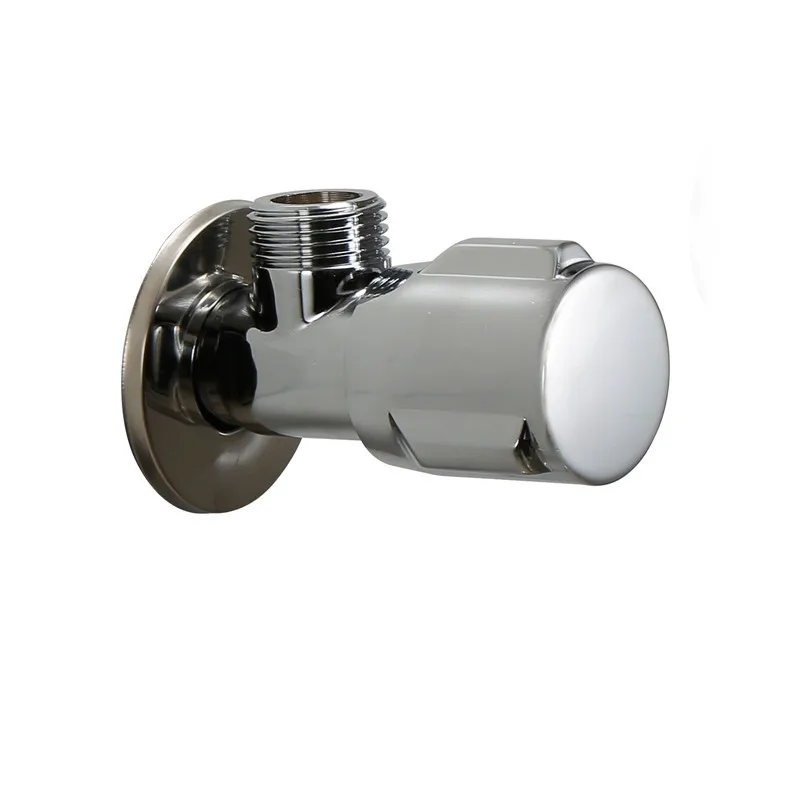 

Tuqiu Латунный Угловой клапан, клапан управления водой, золотой угловой клапан, хромированный клапан для водопроводной воды в ванную комнату, 1/2*1/2 латунные черные Угловые Клапаны