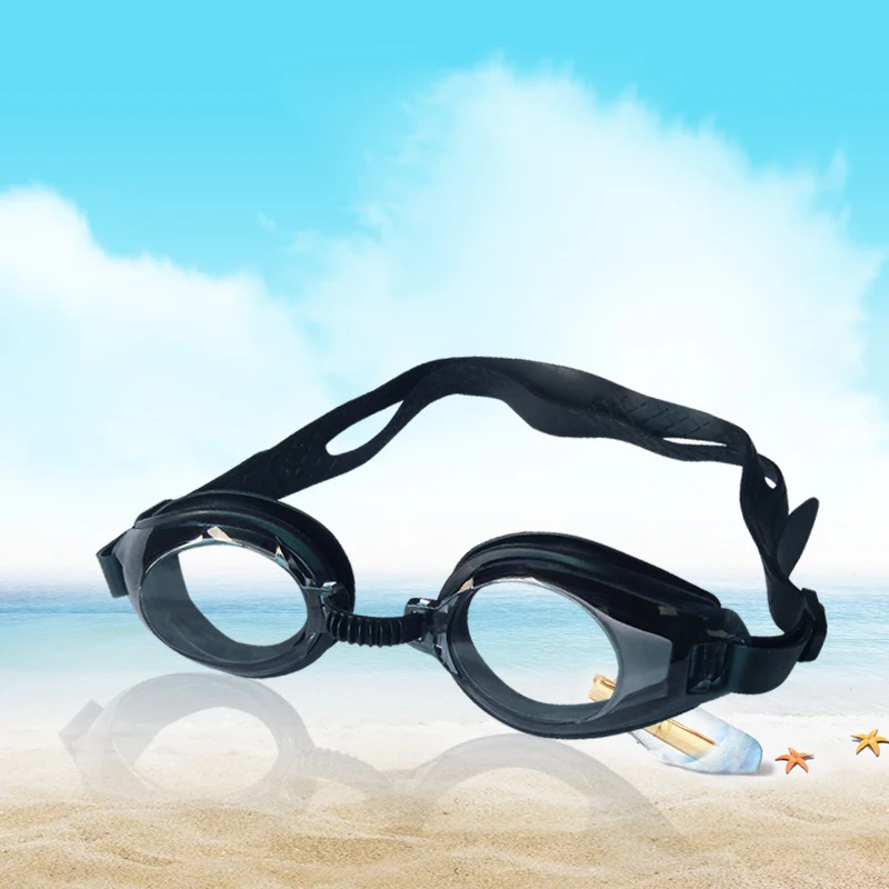 1 шт. Силиконовые противотуманные прозрачные очки для плавания взрослых и