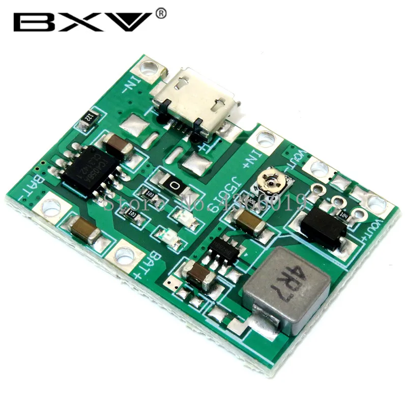 Lithium Li-ion 18650 3.7V 4.2V Battery Charger Board DC-DC Step Up Boost Module Integrated Circuits | Обустройство дома