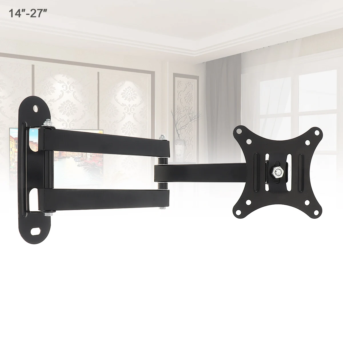 Универсальный 10 кг регулируемый настенный кронштейн для телевизора плоская
