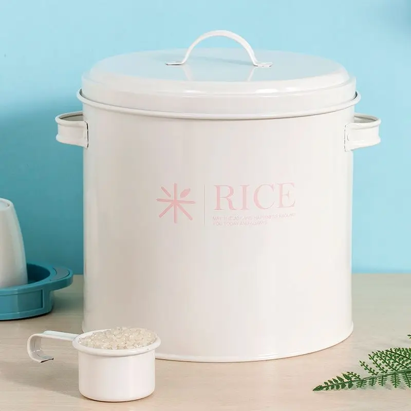 

Kitchen Rice Box Storage Box Automatic Cereal Dispenser Boxs Moisture-proof Sealed Cereal Food Box Grain Bin Rice Container