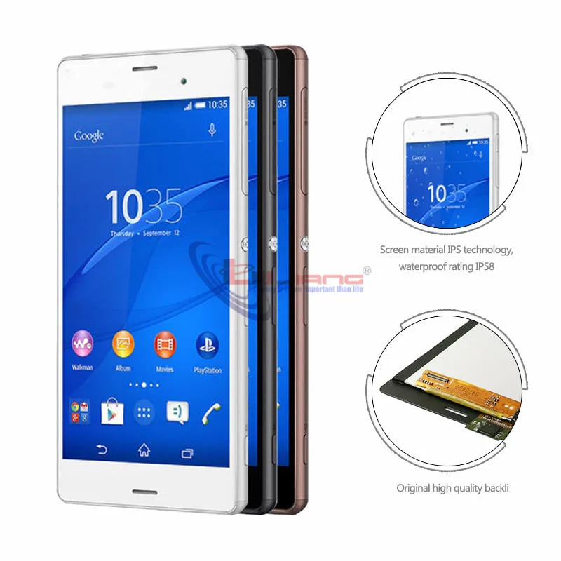 5,2 ''ЖК-экран для sony Z3 L55T L55U D6653 D6633 D6603 ЖК-дисплей сенсорный экран дигитайзер Запасные части