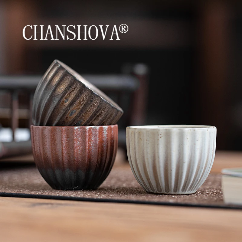 CHANSHOVA 60 мл китайская ретро ручная работа грубая керамика чашка для чая маленькая