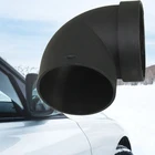 Новый аксессуар для воздушного парковочного отопителя, соединитель для выпускного отверстия трубы 75 мм, новый автомобильный пластиковый воздуховод, устойчивый к высоким температурам