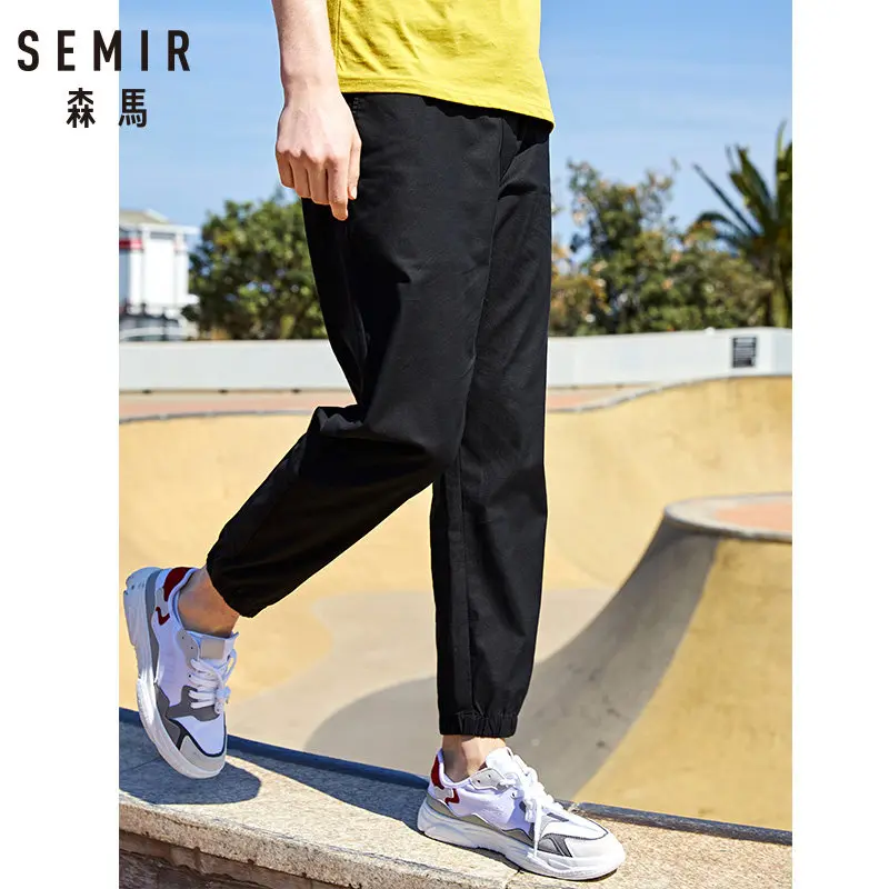 Брюки SEMIR мужские повседневные модные брендовые штаны в Корейском стиле супер 9/9