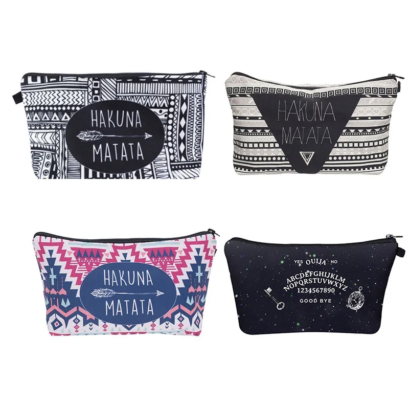 Новинка 2020 женские косметички с 3D принтом макияж сумочка кошелек модные дорожные