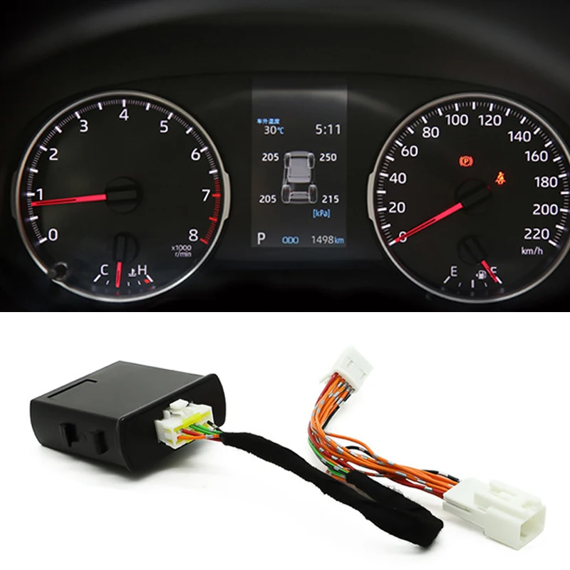 Для Toyota Rav4 2019 2020 Xa50 Smart Car TPMS система контроля давления в шинах цифровой ЖК-дисплей