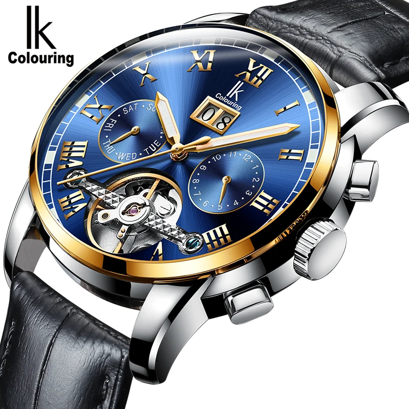 Часы наручные мужские автоматические Роскошные водонепроницаемые деловые