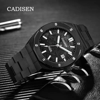 cadisen 2021 top brand luxury automatic mens watches 8215 watch men mechanical wristwatch stainless steel 100m waterproof sport