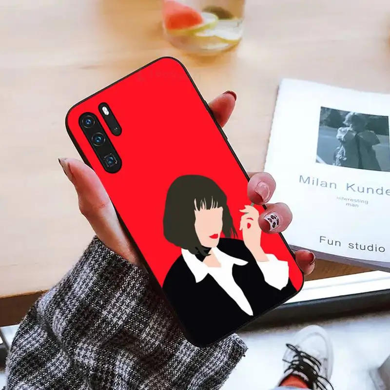 

Pulp Fiction soft Silicone Phone Case For Huawei honor Mate P 9 10 20 30 40 Pro 10i 7 8 a x Lite nova 5t