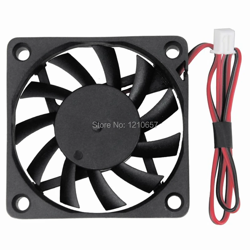 Мини охлаждающий вентилятор Gdstime 5 шт./партия В 12 24 2Pin 3Pin USB 60 мм 60x60x10 6010 постоянного