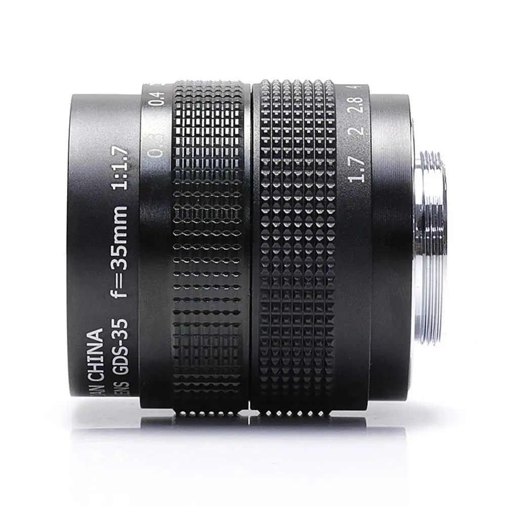 Фуцзянь 35 мм f/1 7 APS-C CCTV объектив + переходное кольцо 2 макрокольца для Fujifilm X