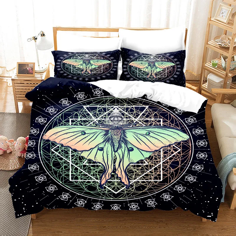 

Skull Fei'e 3D digital printing sanded bedding full size 228*228cm