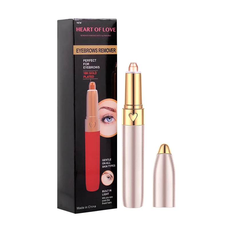 

USB Electric Eyebrow Remover Mini Women Eyebrow Trimmer for Female Portable Face Makeup Painless Razor Eyebrow Shaver