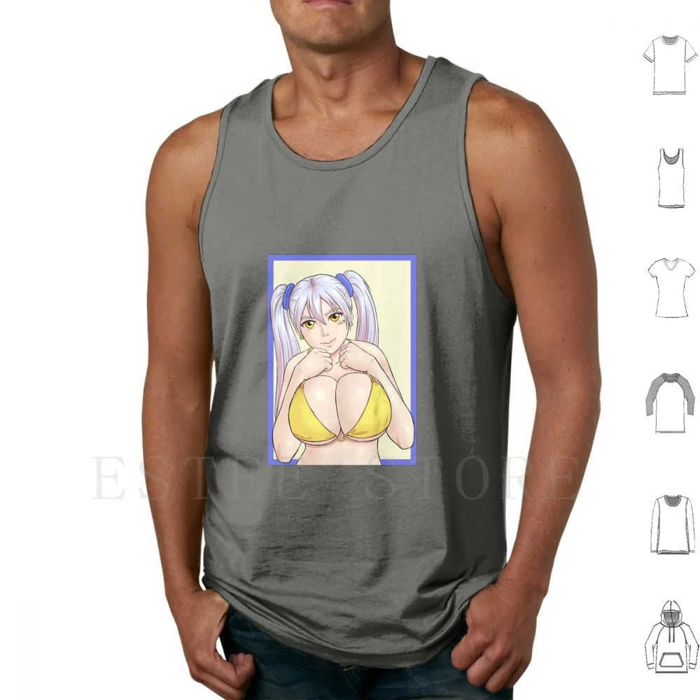 

Star Girl Anime Fanart Tank Tops Vest Cotton Star Girl Anime Fanart Hentai Sexy Big Boobs