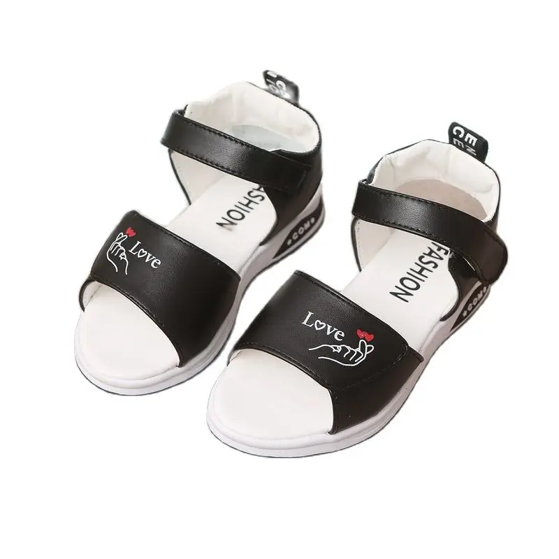 Сандалии детские пляжные в стиле пэчворк резиновая подошва без застежки