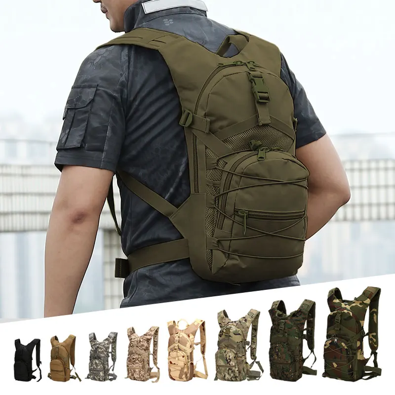 18L Men Tactical Backpack 800D Oxford Military Backpack Unisex Outdoor Sports Cycling Backpack Travel Climbing Camping Backpack