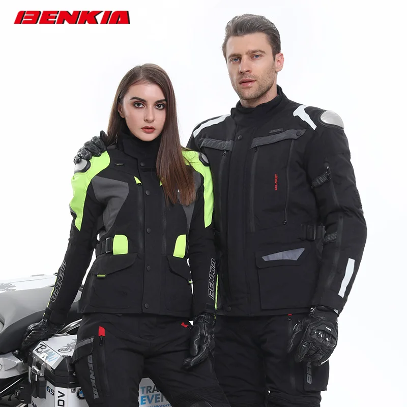 BENKIA мотоциклетная куртка мужская для мотокросса электрическая защита