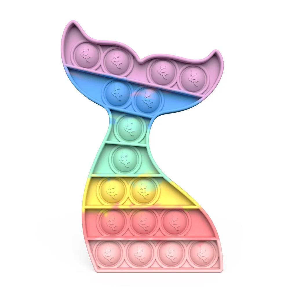 

Silicone Pop Fidget Reliver Stress Toys Sheep Shape Push It Bubble Antistress Adult Children Sensory Toy to Relieve Autism