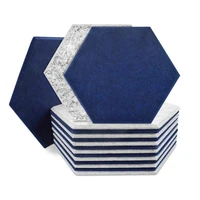 16pack acoustic panels hexagon soundproof wall paddingsound dampening panelsfor wall decoration and acoustic treatment