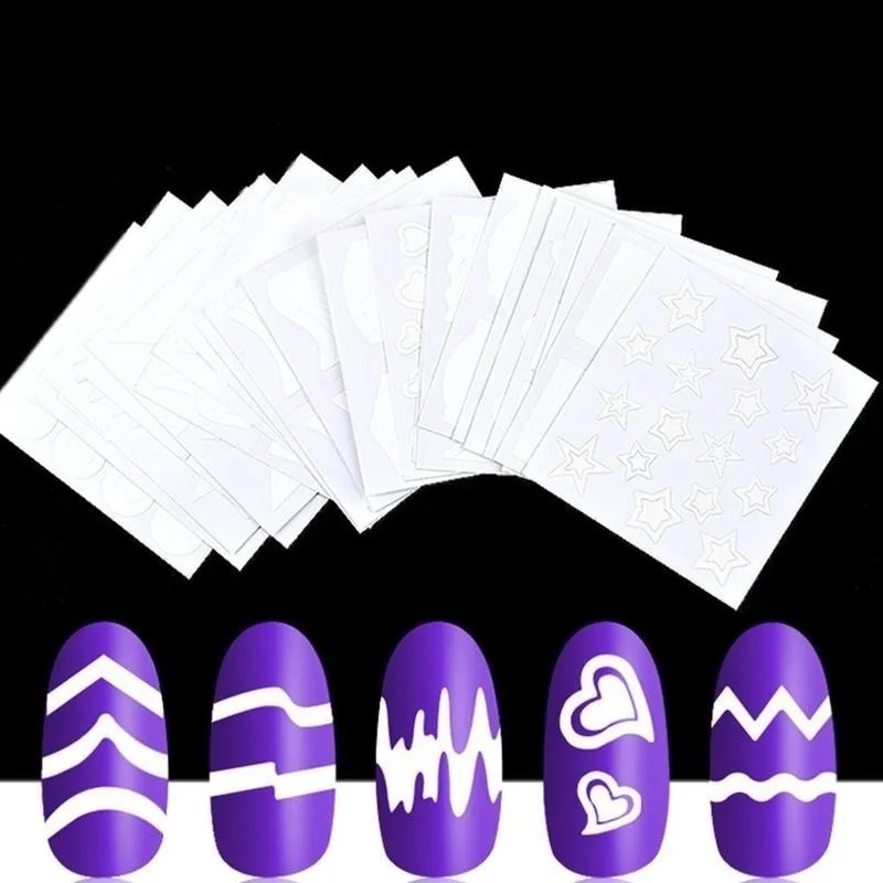 12 шт. в упаковке Для женщин DIY Нейл Арта набор для французского Стиль Красота