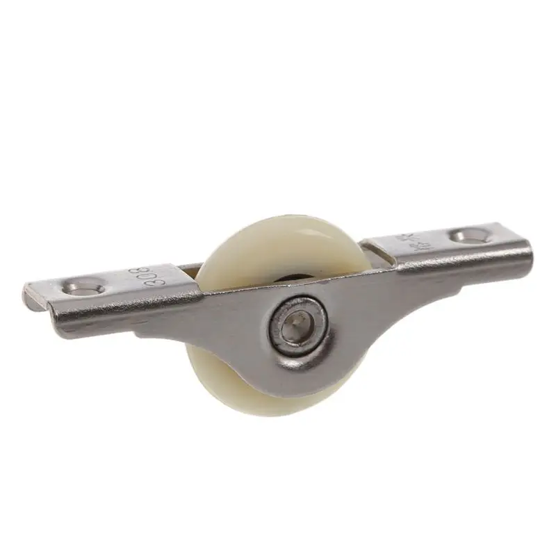 6PCS White Doors Window Single Nylon Sliding Roller Pulley Wheel 62mm Length | Обустройство дома