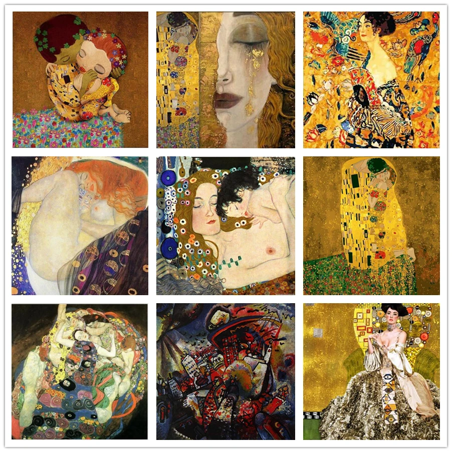 Всемирно известный художник Густав Климт алмазная живопись абстрактное