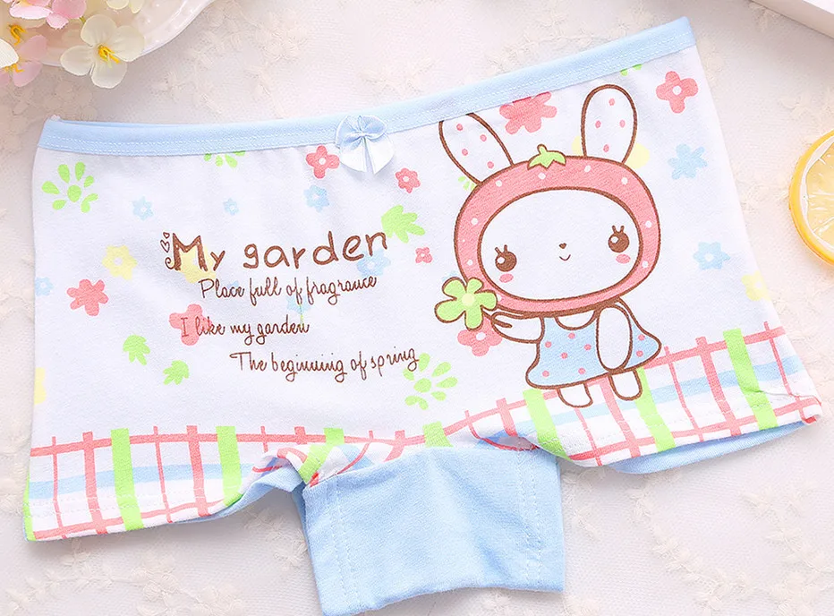

4pcs Children's Underwear Cotton Cartoon Girl's Cotton Boxer Pants Baby Girls Kids Underpanties Baby Girls Briefs Boys Boxer 15