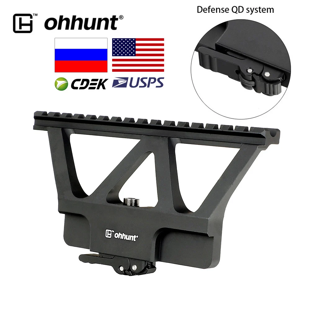 Ohhunt система быстрого отсоединения рельсовое крепление для прицела боковая