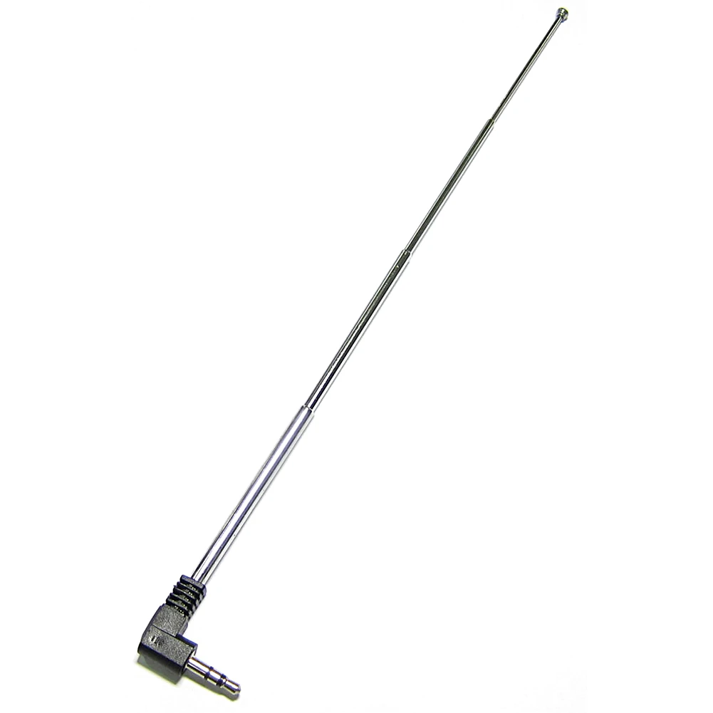 3 5mm external wireless phone antenna connect accessories radio signal outdoor fm telescopic black free global shipping