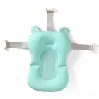 1 шт. Коврик для ванны и душа, нескользящий коврик для поддержки сиденья ванны, защитный коврик для новорожденных, складная мягкая подушка для поддержки ванны