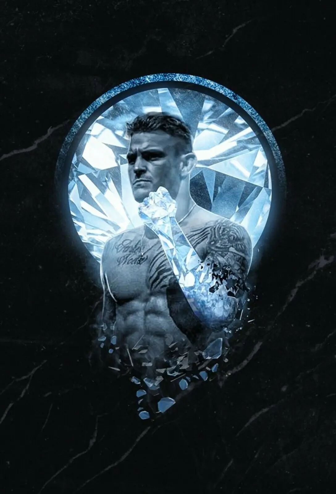 

Dustin 'The Diamond' Poirier Art Silk Poster Print 24x36inch