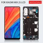 Бесплатная доставка Для Xiaomi Mi Mix 2S ЖК-дисплей Сенсорная панель дигитайзер в сборе Замена с рамкой 1 шт.