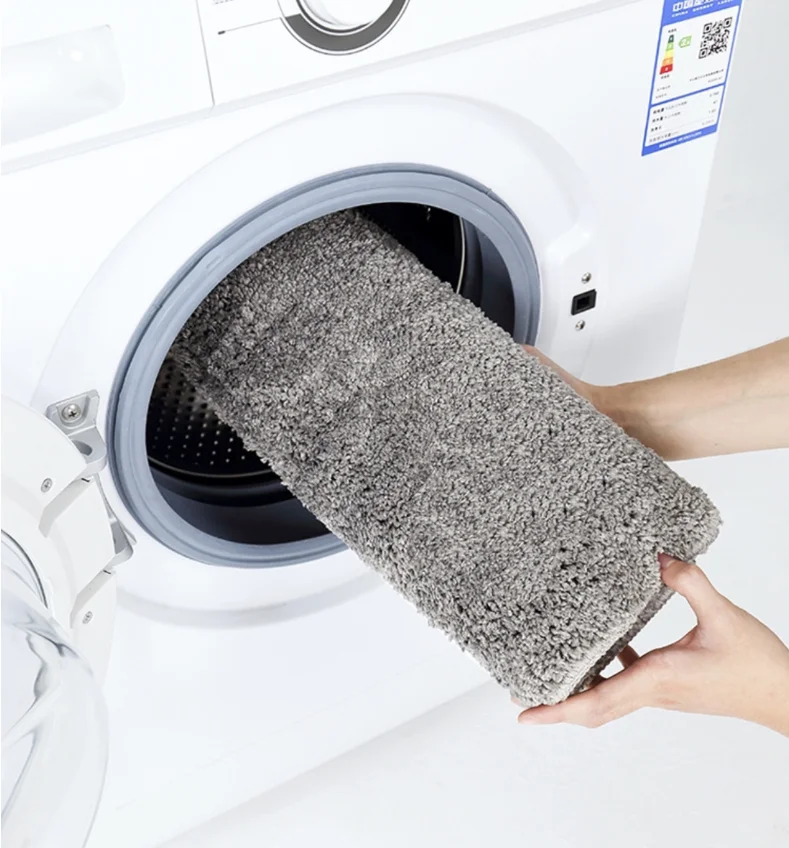 

Bath Mat Different colour Classic Geometric Pattern Super Soft Absorbent Bathroom Door Mat bed room Non-slip Bath Rug Carpet