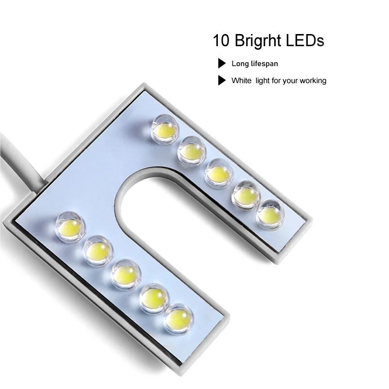 Многофункциональная швейная машина светодиодный светильник супер яркий гибкий